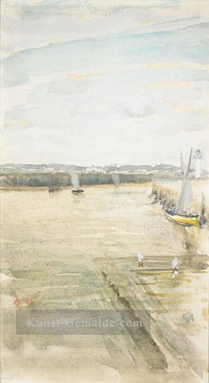 James Abbott McNeill Szene auf dem Mersey James Abbott McNeill Whistler Ölgemälde